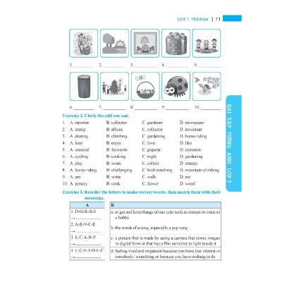 Sách - Global Success - Bài Tập Tiếng Anh Lớp 7 - Không Đáp Án - Minh Thắng