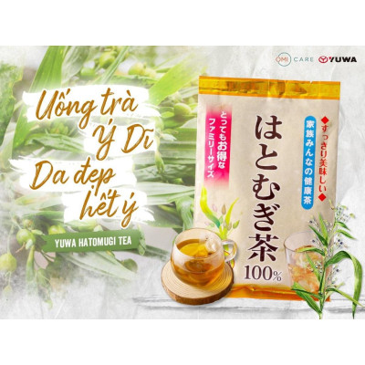 Trà Hạt Ý Dĩ Yuwa 100% Chiết Xuất Từ Hạt Ý Dĩ Thanh Nhiệt, Giảm Mụn Nhọt, Hỗ Trợ Giảm Cân, Tốt Sức Khỏe Tim Mạch Yuwa