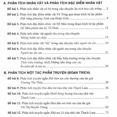 Cảm Thụ, Phân Tích Tác Phẩm Văn Học Ngoài Sách Giáo Khoa - Tác Phẩm Truyện (Dùng Chung Cho Các Bộ SGK Hiện Hành)  -HA
