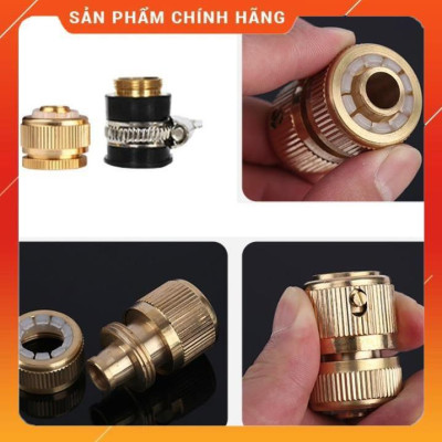 Bộ dây vòi xịt nước rửa xe, tưới cây , tăng áp 3 lần, loại 7m, 10m 206701-2 đầu đồng, cút đồng+  túi đựng bút