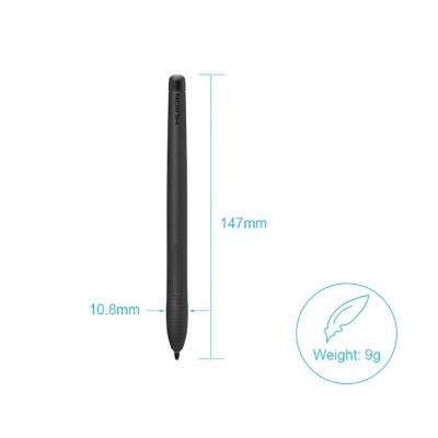 Bút kỹ thuật số Huion PW201 không dùng pin với 2 nút có thể lập trình cho máy tính bảng đồ họa Huion H430P