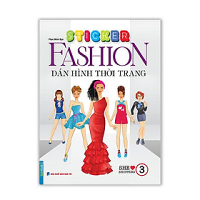 Sách - Sticker Fashion Dán Hình Thời Trang - Tập 3 - Minh Thắng