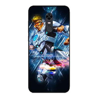 Ốp Lưng in cho Xiaomi Redmi 5 Plus Mẫu Liên Quân Bruno - Hàng Chính Hãng
