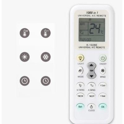Điều khiển điều hòa đa năng 1000 in 1 Cho các loại điều hòa - Hàng nhập khẩu