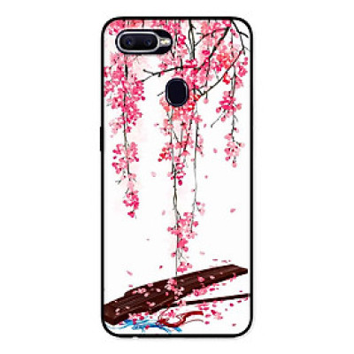Ốp Lưng in cho Realme 2 Mẫu Đàn Tranh Hoa Đào - Hàng Chính Hãng