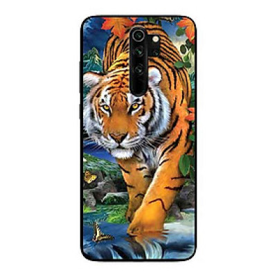 Ốp Lưng in cho Xiaomi Redmi Note 8 Pro Mẫu NỀN Hổ Mẫu 1 - Hàng Chính Hãng