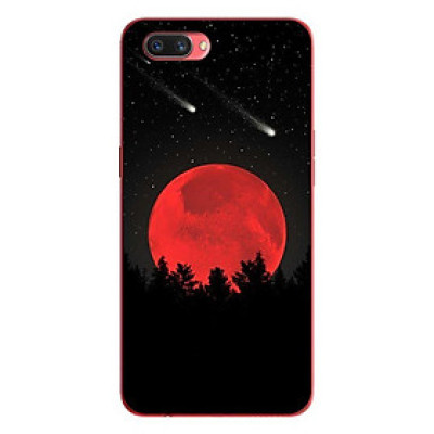 Ốp lưng in cho OPPO A5 mẫu Mặt Trăng Đỏ - Hàng chính hãng