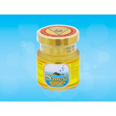 [Combo 10 lọ] Nước Yến sào Khánh Hòa Sanest Fucoidan Nhân sâm đóng lọ 70ml - 700